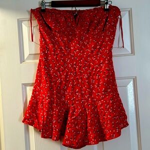 Aeropostal strapless romper